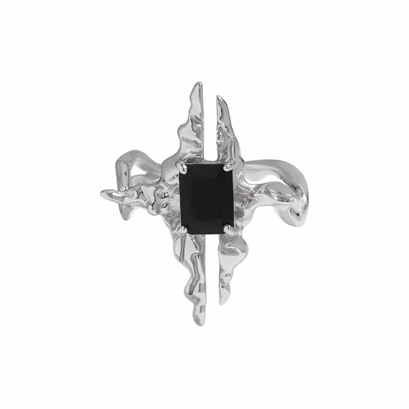 Videmus Omnia Jewelry - Videmus Omnia “Void Petal” 925 Silver Ring